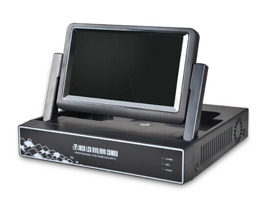 带7寸显示器8路1盘位NVR高清网络硬盘录像机