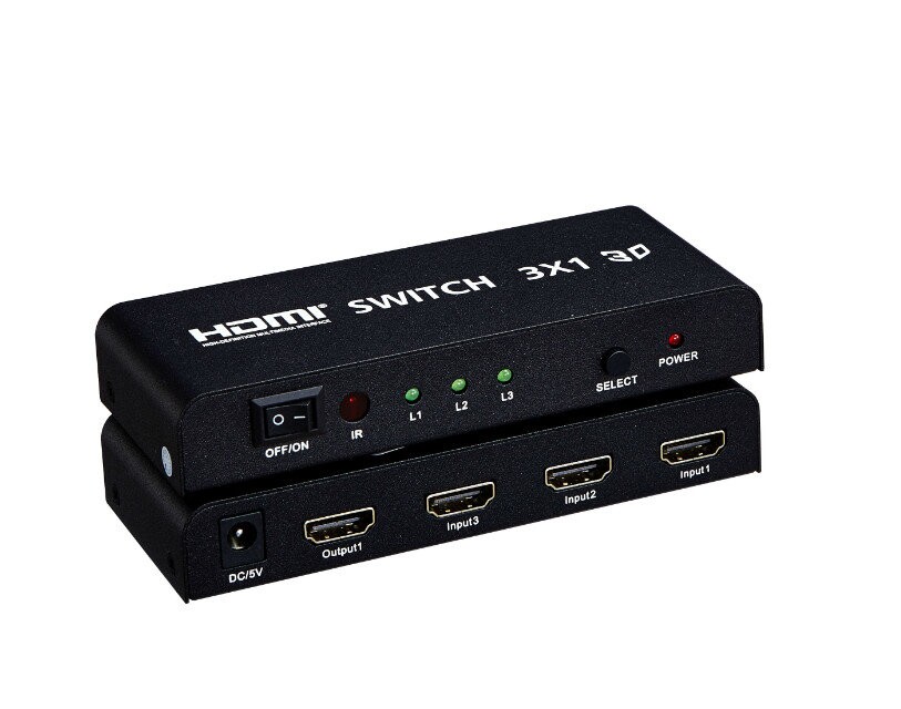 hdmi 切换器 3x1 支持1080P 、3D