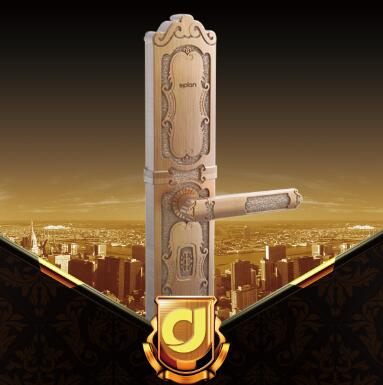 别墅门智能指纹密码锁 深圳厂家十大指纹锁品牌