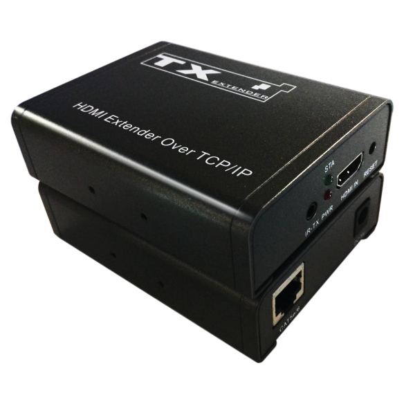 监控NVR高清HDMI音视频远距离传输器120米支持一对多网络版