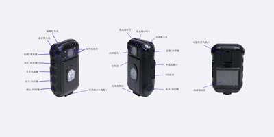 1600万高清现场执法记录仪红外夜视执法仪