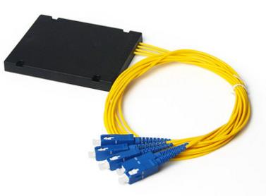 光纤分路器1分4光分路器盒式SC尾纤式光分路器分光器