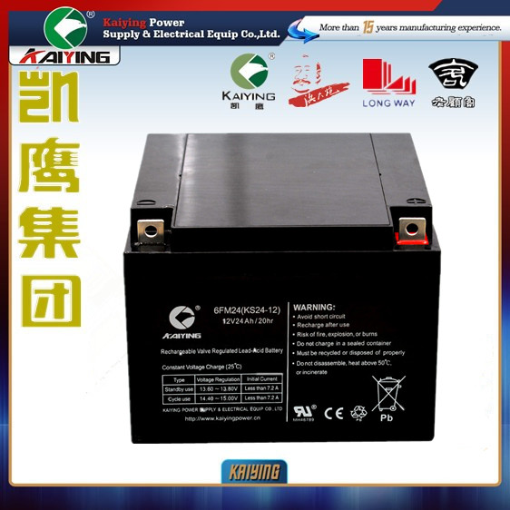 12V24AH消防应急铅酸蓄电池