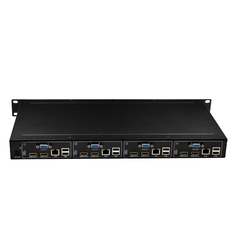 景阳华泰H.265网络解码器 网络矩阵4屏输出36画面分割高清4K解码