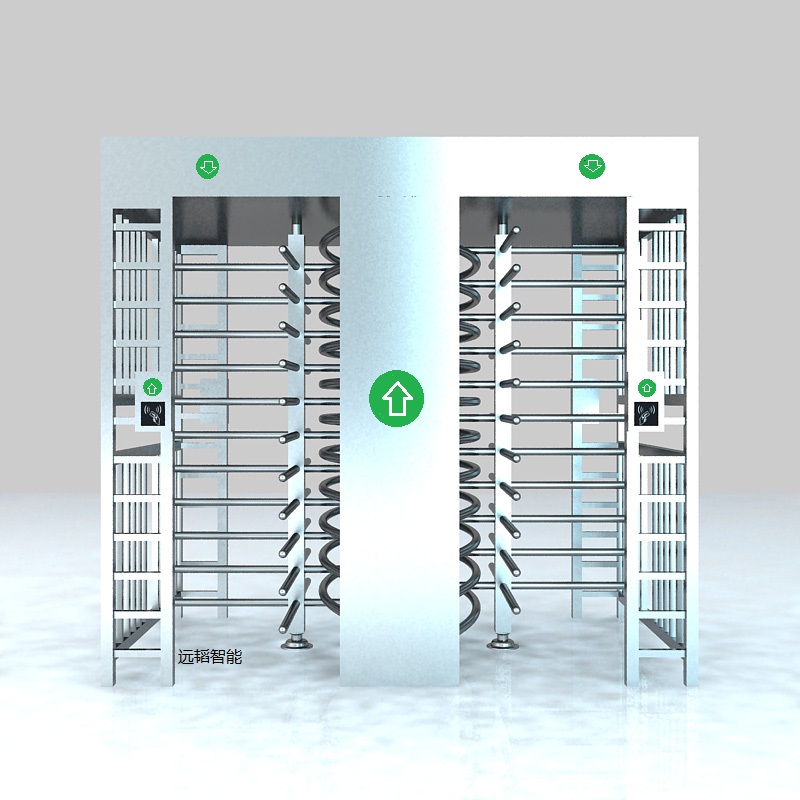 全高十字转闸 双门全高转闸 监狱安检通道 全高闸 远韬门禁通道