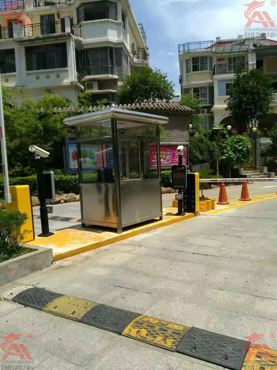 渭南市某政府小区车牌识别方案