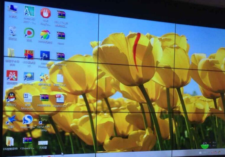 监控调度中心超窄边液晶拼接屏工程，46寸55拼接解决方案提供