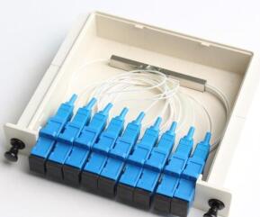 1分8插卡式 SC/APC 1分8光纤分路器