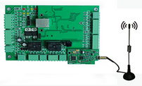 黄石门禁控制器TCP/IP通讯双门门禁控制板刷卡主板联网门禁