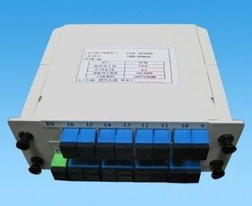 方口分光器插片式1分16光纤分路器SC接口