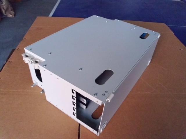 48芯ODF单元箱 19寸机架式ODF单元体 一体化托盘单元箱