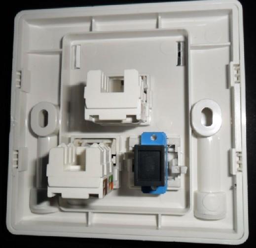 SC光纤桌面盒4口ST适配器信息面板SC单口光纤面板