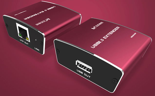 迈拓维矩100米USB网线延长器MT-450FT