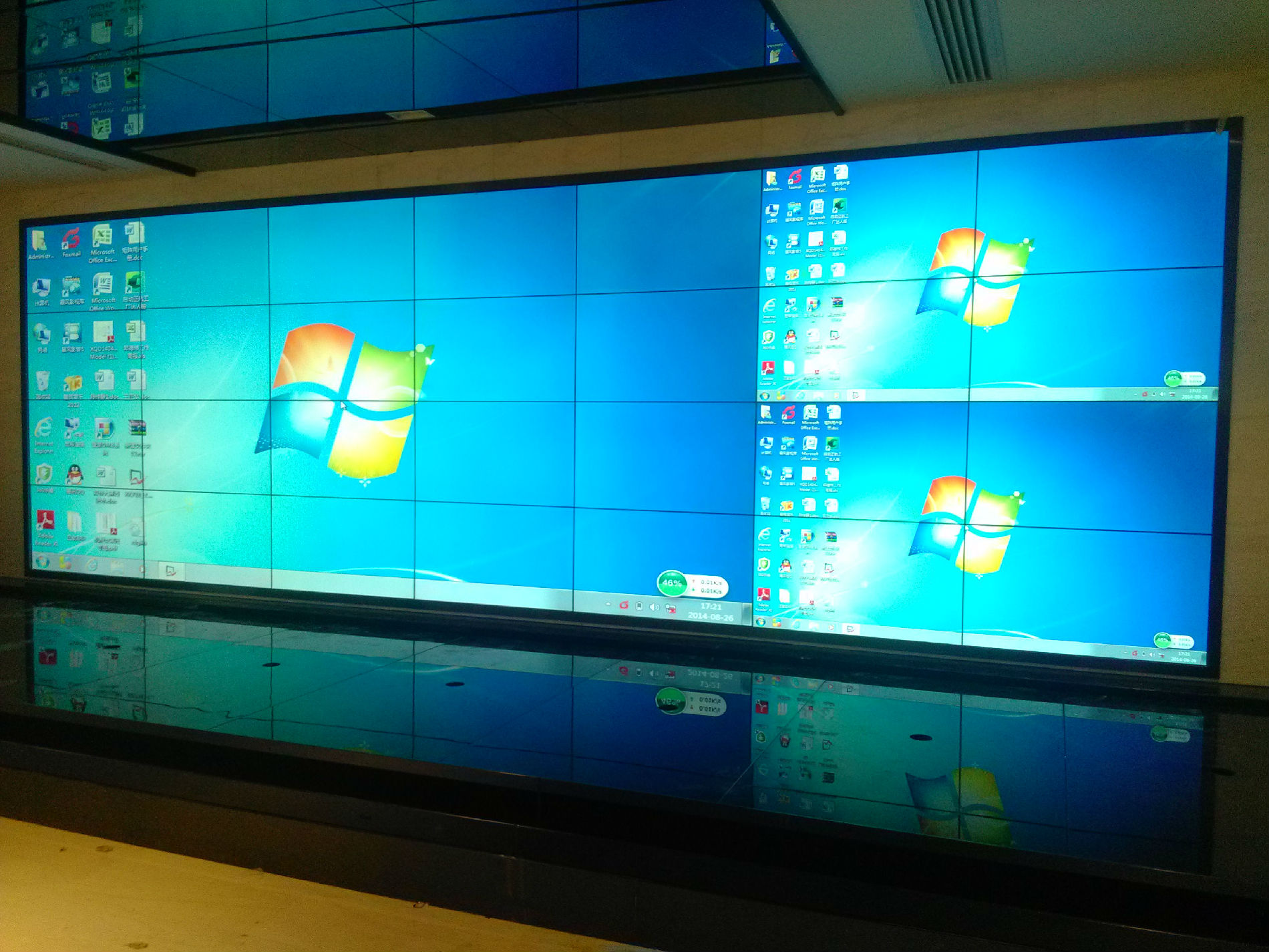 46寸5.5mm液晶拼接屏三星大屏幕电视墙超窄边拼接显示单元