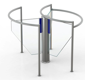 道尔智控游乐场出入口半高智能三转闸智能通