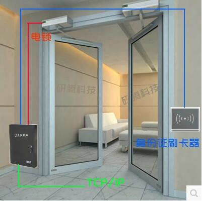 研腾YT-M200网吧身份证门禁系统 无需授权 刷身份证出入门禁管理