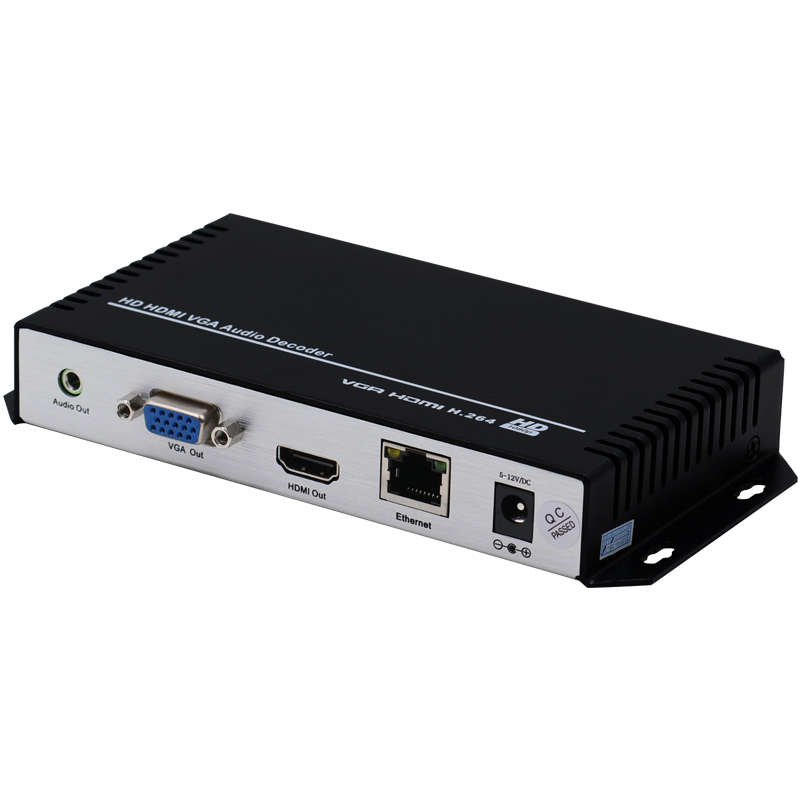 欧柏锐科技HDMI、VGA视频解码器 网络摄像头转HDMI IP摄像头解码