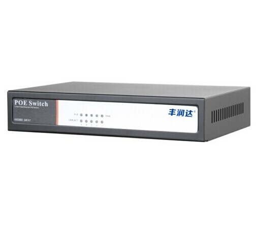 4口PS204内置电源百兆PoE交换机