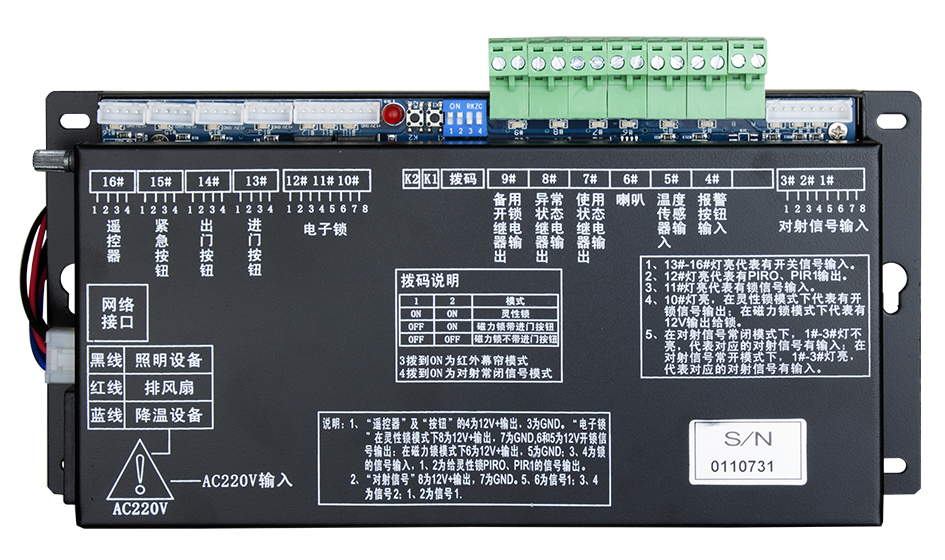 银行 ATM 防护舱智能控制系统