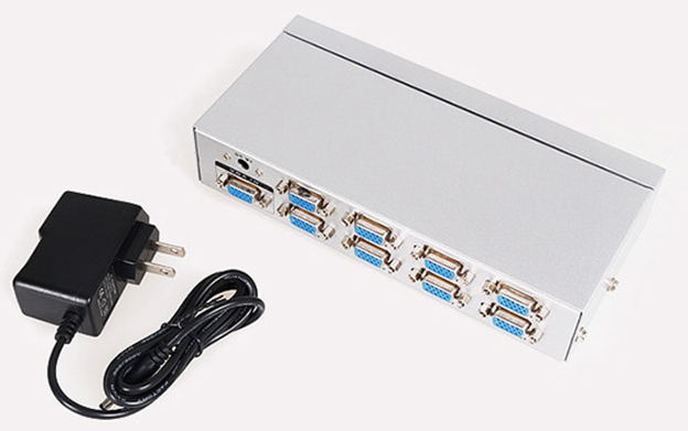 迈拓维矩8口VGA高清分配器MT-5008