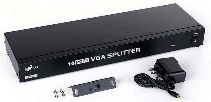 迈拓维矩16口VGA高清分配器MT-35016
