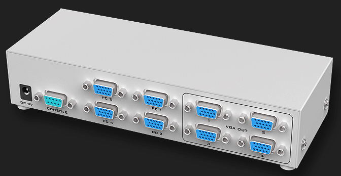 迈拓维矩4X4VGA切换分配器MT-404CB