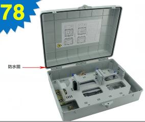 抱杆式32芯光分路器箱 插片式1分32光分路器箱