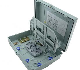 二槽道光纤分纤箱 1分16光纤分纤箱