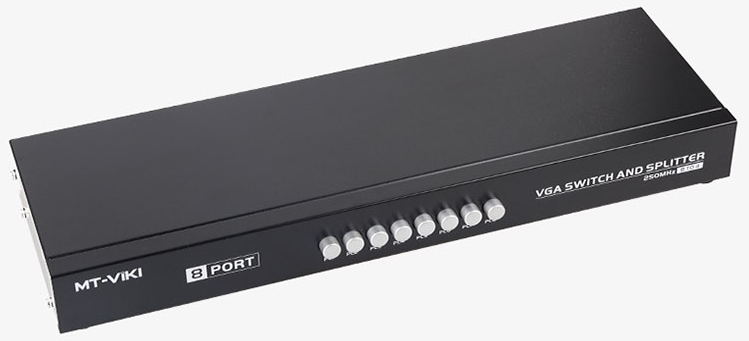 迈拓维矩八进四出VGA切换分配器MT-1584C