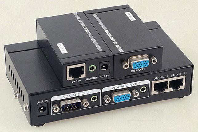 迈拓维矩100米2路VGA网络延长器MT-102T