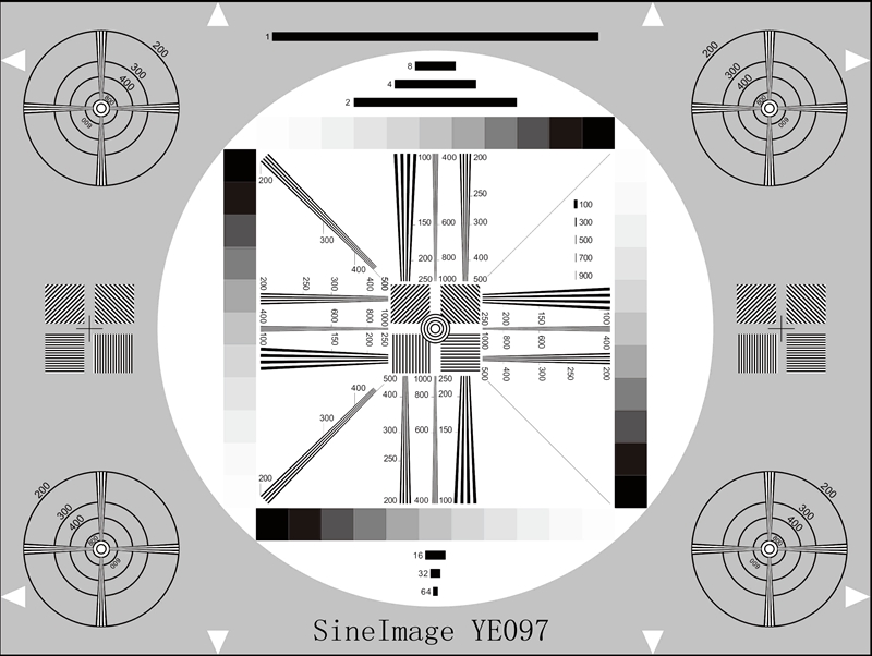 分辨率灰阶测试卡TE097