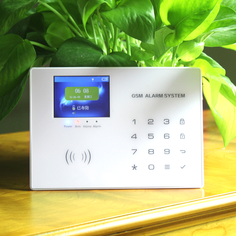 TFT彩屏GSM防盗报警主机