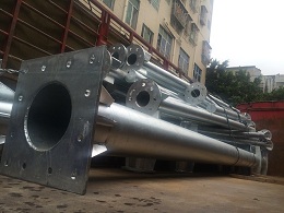 道路交通标志杆 F型悬臂式镀锌杆厂家直销