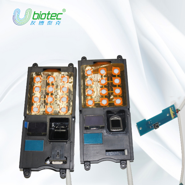 深圳友博泰克 UBTC-680锌合金不锈钢面板专用指纹密码锁套件