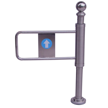 超市进出口器/手动摆闸立式闸机/手动圆柱摆闸