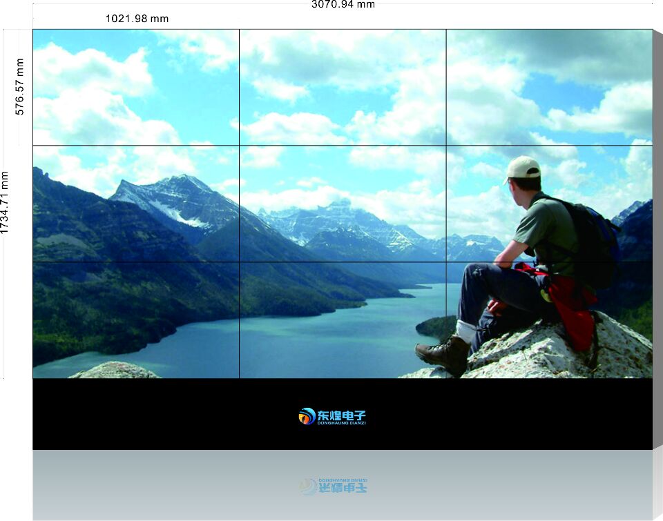 南京东煌电子HLCD三星46寸3.5拼缝700亮度液晶拼接屏