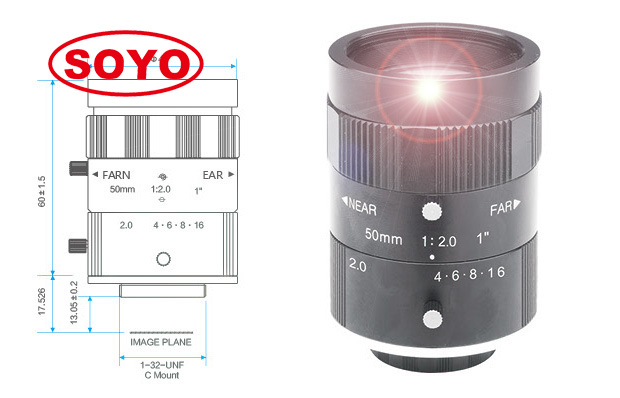 500万25mm 1"机器视觉FA交通镜头
