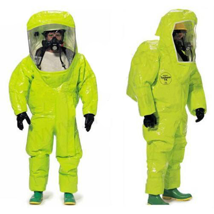 杜邦B级TK527T防化服 全封闭B级防酸碱防化服 杜邦TK527T防化服