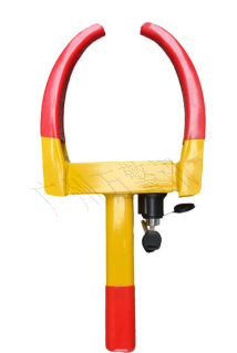 供应广州万警讯WJX-001小红夹子锁/虎钳锁/车轮锁
