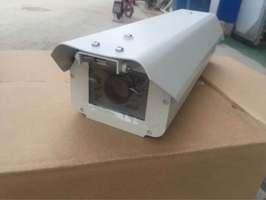 车牌识别专用加装挡光圈玻璃车牌识别专用防护罩，IP66标准