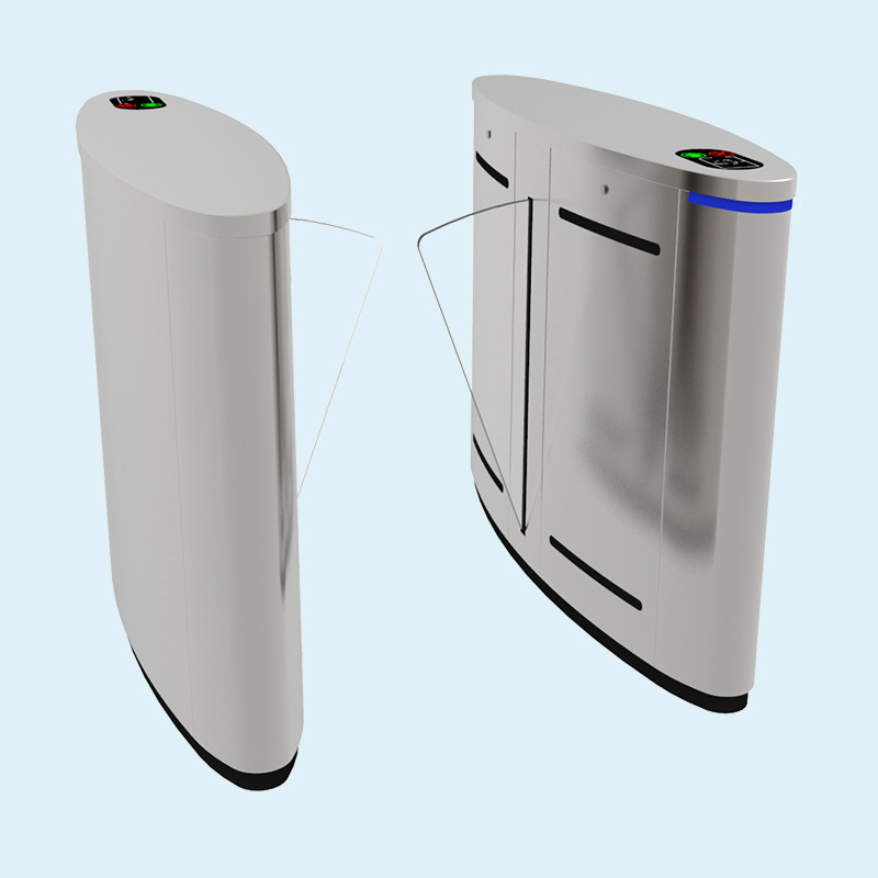 来吉圆角立体翼快速通道翼闸 人行通道门禁系统刷卡翼闸