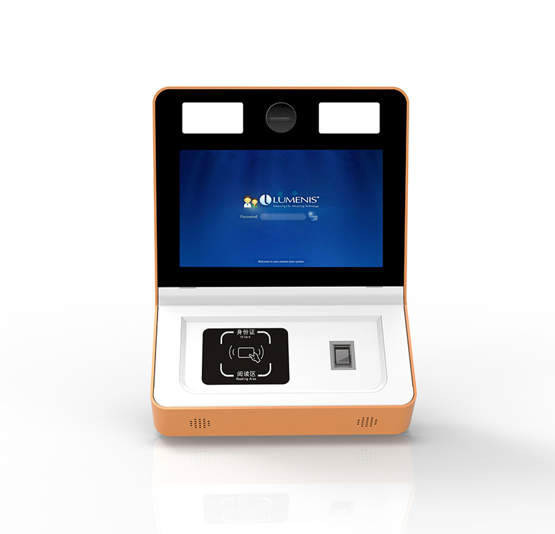 来吉壁挂式人行通道核验终端指纹识别人脸识别人证比对