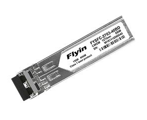 飞宇双纤SFP光模块用于BBU/RRU基站，数据中心，光传输系统，接入层交换机