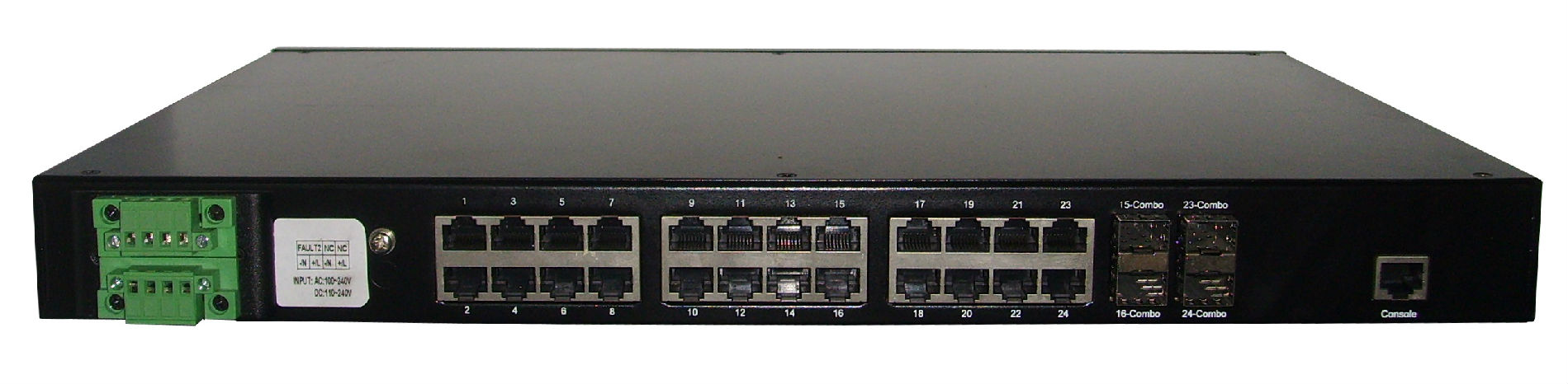 康斯姆千兆4Combo+20千兆电口交换机SKMSWG2-24204M 工业级交换机