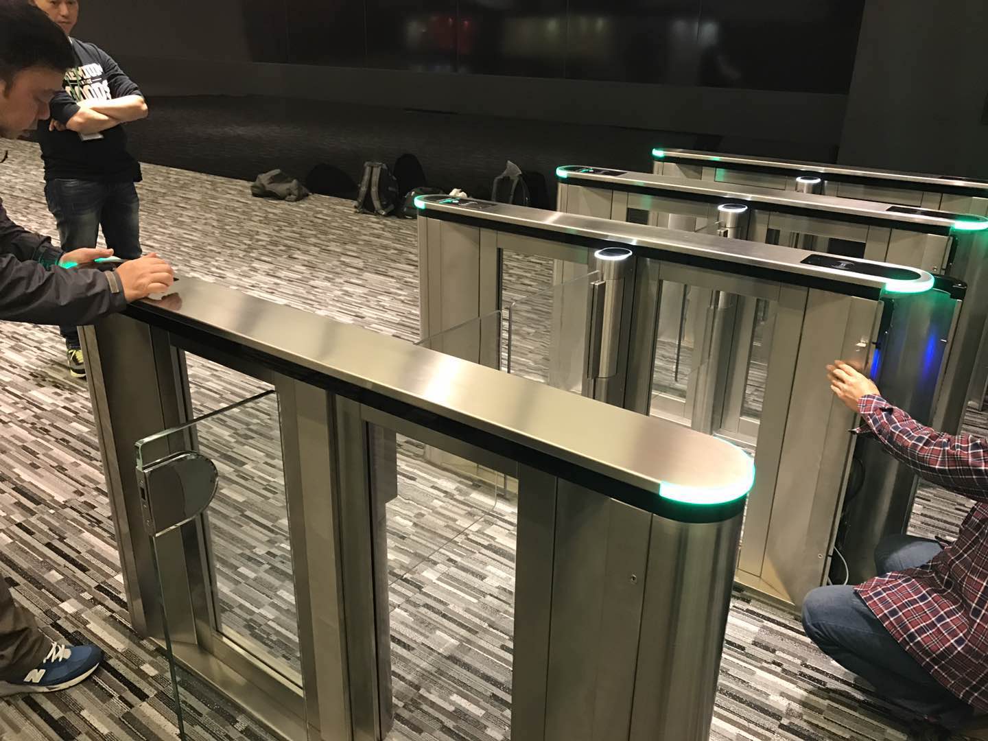 供应桥式智能摆闸 高档小区摆闸 学校门禁考勤摆闸