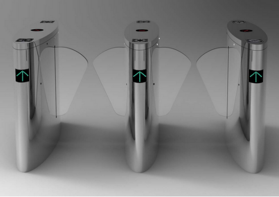 蓝海之光LH-YZ-01翼闸 考勤指纹识别门禁系统通道闸机