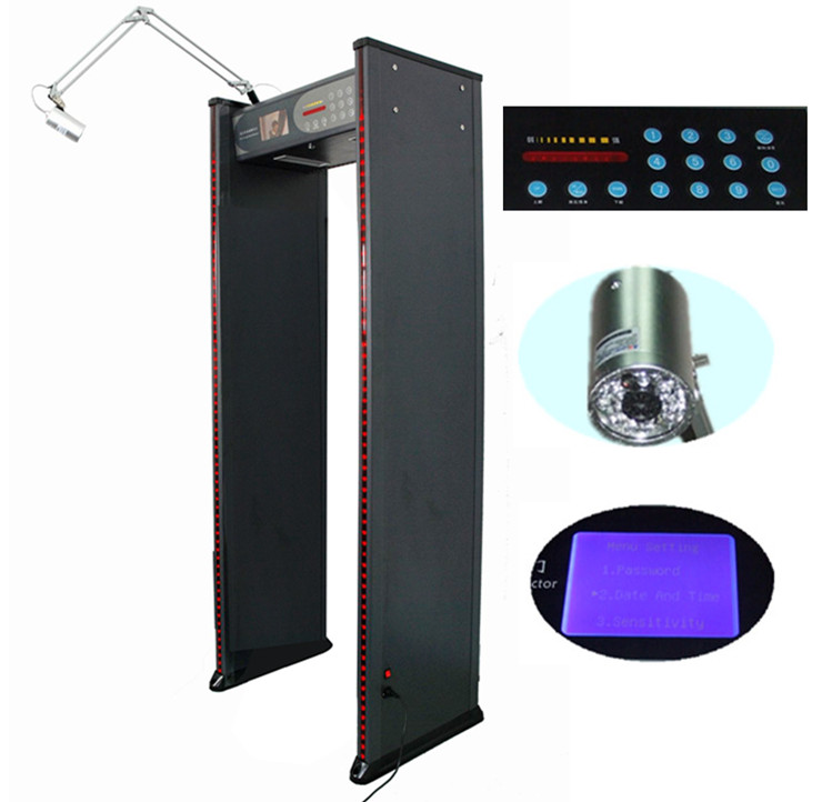 供应监控拍照液晶金属探测安检门