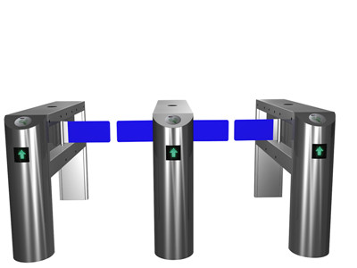 杭州菲廷科技有限公司双通道桥式斜角圆弧摆闸