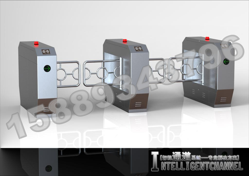 23桥式豪华斜角摆闸组合