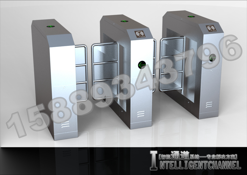 25桥式斜角增高防爬防钻摆闸组合